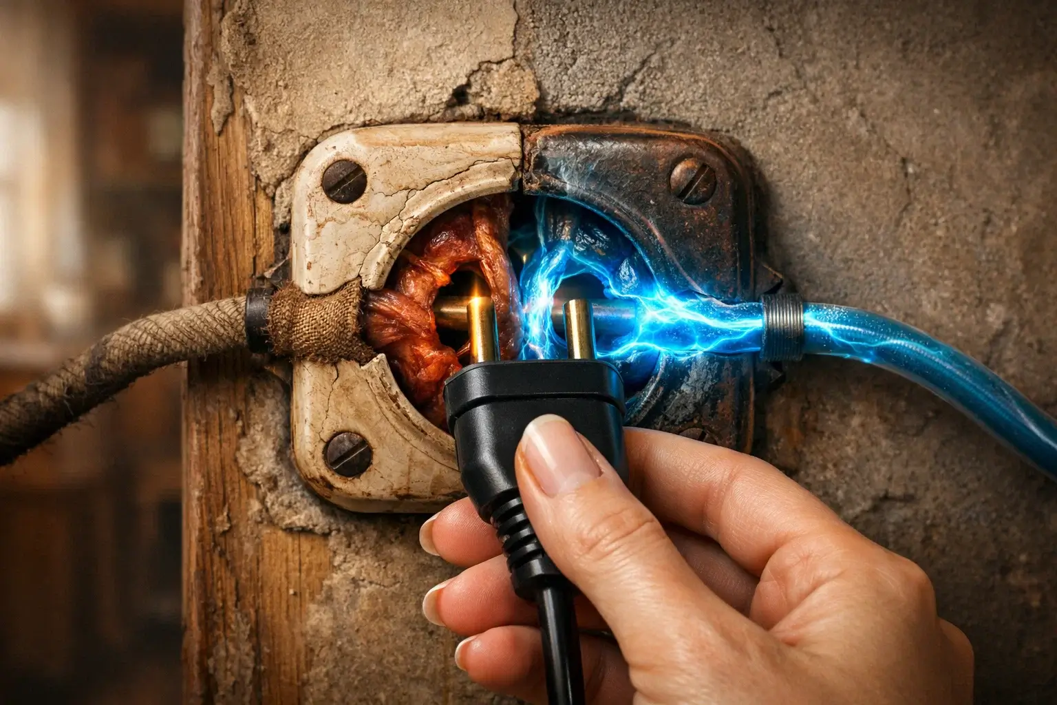 plug contact like living connection